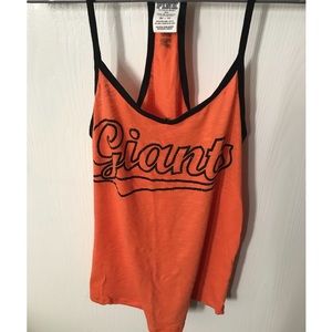 PINK SF Giants Strappy Tank Top